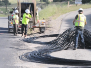 Pasos detallados para instalar e arranxar o cable de fibre optico